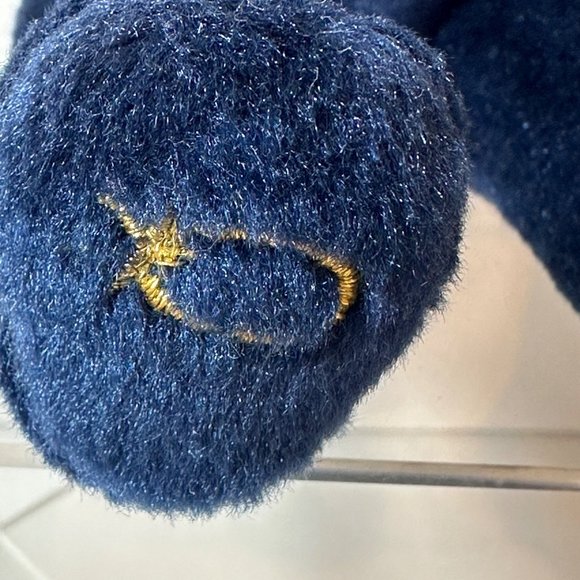 Vintage Holy Bears God Bless Our Police Stuffed Plush Blue 9" Teddy Bear w/Tags - Picture 3 of 9